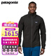 巴塔哥尼亞（Patagonia）男士抓絨衫 R1抓絨衣立領(lǐng)開(kāi)衫夾克保暖R1 TechFace Jkt 83581 BLK L