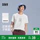 森馬（Semir）短袖T恤男索羅娜涼感抗菌夏裝設計感印花休閑圓領(lǐng)t恤101324100154