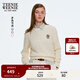 Teenie Weenie小熊女裝毛衣2025秋季新款復古學(xué)院老錢(qián)風(fēng)絞花針織衫 象牙白 S