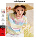 MiniPeace太平鳥(niǎo)童裝夏新女童短袖T恤FBCNF2411 粉紗紫 120cm