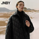 JNBY/江南布衣【95%白鵝絨】秋羽絨服女輕薄抽繩襯衫領(lǐng)外套5X9C10100 001/本黑 S