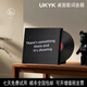 UKYK柏林之聲德國音效桌面歌詞音箱懸浮字幕黑膠唱片藍(lán)牙音響節(jié)日禮物 黑色
