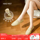 NINE WEST/玖熙通勤樂(lè )福鞋反絨豆豆鞋女鞋 NF438016SK 黃色38