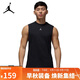 Jordan男無(wú)袖背心喬丹 JORDAN Dry-FIT 速干透氣FN5857-010黑2XL