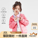 笛莎（DEESHA）童裝女童2025秋冬短款三防輕薄羽絨服外套 櫻桃紅 150