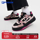 FILA FUSION斐樂(lè )潮牌女鞋BANK II專(zhuān)業(yè)滑板鞋運動(dòng)鞋板鞋 黑/果醬紫-BC 38