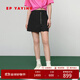 EP雅瑩[城市運動(dòng)風(fēng)]設計感高彈高爾夫A字型運動(dòng)裙褲 2025新款6215A 黑色 L