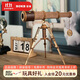 若客（ROKR）單筒望遠鏡 木質(zhì)拼裝模型玩具積木diy手工立體拼圖生日禮物男生