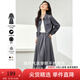 梵希蔓綠色今年流行漂亮套裝裙女2025年春季新款氣質(zhì)高級感上衣 M5635 灰色 XL