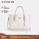 蔻馳（COACH）【品牌直供】女士MOLLIE25中號手提單肩包白色CV965