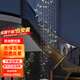 世瀾樓梯吊燈客廳高端輕奢設計師別墅復式大燈創(chuàng  )意浪漫水晶蝴蝶燈推薦 K9水晶-直徑80*高280cm-無(wú)極