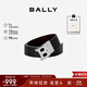 BALLY巴利【秋季煥新】男士皮帶旋轉頭雙面禮盒裝腰帶6302426黑色 110