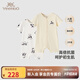 英氏（YEEHOO）嬰兒衣服5A抑菌寶寶新生兒連體衣哈衣夏季柔軟（2件裝）