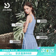 普拉施（PULASSI）泳衣女分體裙式2025新款爆款遮肚顯瘦海邊度假京東自營(yíng)次日達