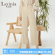 Lavinia Club拉維妮婭闊腿褲女新款顯瘦垂感直筒褲職場(chǎng)通勤西裝褲R31K105 米色 165/88A