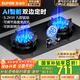蘇泊爾（SUPOR）燃?xì)庠钐烊粴饧矣?.2kw大火力雙邊智能定時(shí)九眼灶嵌入式臺面兩用灶具定時(shí)天然氣專用灶具YB18