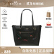蔻馳（COACH）【雙11狂歡】 新品女包簡(jiǎn)約時(shí)尚街頭單肩手提托特包禮物送女生 黑色C8365IMA47