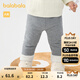 巴拉巴拉寶寶長(cháng)褲女童冬裝嬰兒褲子秋冬外穿打底褲拼接腳口時(shí)髦 中花灰00502 90