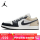 Jordan男子休閑鞋喬丹AJ1 JORDAN 1運動(dòng)鞋 553558-153米黑41