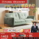 芝華仕（CHEERS）宜居布沙發(fā)小戶型客廳現(xiàn)代簡約客廳家具芝華士2128綠1.5m