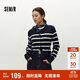 森馬（Semir）森柔|針織開(kāi)衫女冬季短款絞花肌理圓領(lǐng)毛衫打底上衣101724106001