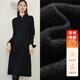 晚白【斷碼清倉】2026春款時(shí)尚純色裙子休閑新中式寬松加絨連衣裙 黑色 L