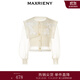 MAXRIENY【Day Dreaming-主題紀念款】精致華麗藤蔓刺繡上衣 米白 S 01/34