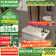 科勒（KOHLER）落地浴室柜洗手臺盆鏡柜洗臉柜組合一體盆壁掛式洗漱臺玲納2.0 玲納浴室柜+普通鏡柜60-120cm 80cm