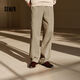 森馬（Semir）王安宇同款丨休閑褲男25冬磨毛寬松闊腿男褲通勤褲子109725127106