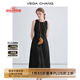 VEGA CHANG無(wú)袖連衣裙女2025年夏季新款簡(jiǎn)約時(shí)尚氣質(zhì)背心長(cháng)裙子 沉靜黑 M