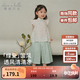 戴維貝拉（DAVE＆BELLA）女童七分褲套裝2025夏裝新款國風(fēng)兒童無(wú)袖上衣褲子兩件套寶寶衣服 草莓印花【現貨】 120 cm（建議身高110-120cm）