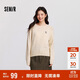 森馬（Semir）史努比系列毛衣女冬彩點(diǎn)含羊毛插肩袖繡花圓領(lǐng)套頭衫101724107025