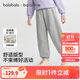 巴拉巴拉balaOne童裝兒童加絨褲子女童運動(dòng)長(cháng)褲2025冬裝保暖208425108004