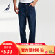 諾帝卡（NAUTICA）【商場(chǎng)同款】春夏新款簡(jiǎn)約經(jīng)典舒適微彈休閑牛仔褲PO4300 4NV藏青 32