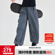 安德瑪（Under Armour）童裝男女中大童休閑體訓(xùn)褲透氣寬松戶外運(yùn)動(dòng)長褲工裝褲243223128 深灰色 160