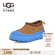 UGG秋季男女同款舒適簡(jiǎn)約厚底塔斯曼彩殼雪地靴時(shí)尚休閑鞋1144096 CBG | 栗色/天藍色 43