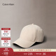 Calvin KleinJeans25男女情侶中性ck浮雕字母純棉休閑運動(dòng)棒球帽禮物4G5027G V07-象牙白 均碼 OS