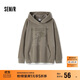 森馬（Semir）史努比系列衛衣女中長(cháng)款假兩件圖案冬oversize搖粒絨101724116019