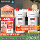 GOOTHO大白瓶前置過(guò)濾器 全屋家用自來(lái)水過(guò)濾凈水器大通量大藍瓶中央過(guò)濾通用濾芯除余氯阻垢 10寸雙聯(lián)增強除氯【PP+PCP】