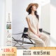 梵希蔓老錢(qián)風(fēng)亞麻套裝女2025夏季新款簡(jiǎn)約氣質(zhì)圓領(lǐng)上衣闊腿休閑褲 M9725 杏色 M