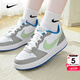 耐克（NIKE）女鞋子女 25秋季新款透氣運動(dòng)鞋復古大童休閑鞋小白鞋低幫板鞋女 【清倉特價(jià)】COURT-灰綠/曬圖退5 37.5