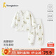 童泰（TONGTAI）嬰兒套裝秋冬寶寶衣服夾棉上衣高腰褲子TS43J200-DS綠色90cm
