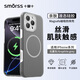 Smorss【果凍灰】適用蘋(píng)果16pro手機殼iphone16pro磁吸保護套精孔鏡頭全包液態(tài)硅膠手感超薄防摔簡(jiǎn)約