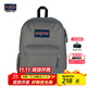 JANSPORT杰斯伯雙肩包女學(xué)生旅行包26L旅行輕便透氣書(shū)包男背包 47LW7H6霧灰/質(zhì)感灰-側邊袋