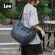 Lee大容量斜挎包男2026百搭餃子包女通勤牛仔單肩包手提挎包潮牌時(shí)尚 藏藍色（牛仔面料）