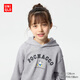 優(yōu)衣庫童裝女童UT Sanrio連帽衛衣長(cháng)袖帕恰狗運動(dòng)衫481527 03 灰色 160