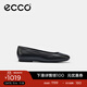 愛(ài)步（ECCO）芭蕾舞鞋 夏季百搭圓頭羊皮單鞋舒適通勤淺口女鞋 舞悅234323 黑色23432301001 39