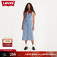 Levi's【商場(chǎng)同款】李維斯女士時(shí)尚百搭牛仔背帶連衣裙 藍色 XS