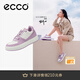 愛(ài)步（ECCO）板鞋女 倪妮同款增高厚底輕盈透氣百搭拼色休閑鞋 街頭ACE856823 薰衣草紫/灰白色85682361091 37