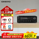 安橋（ONKYO）TX-8470功放機2.1聲道HIFI音響網(wǎng)絡(luò )數字流媒體大功率音箱功放雙頻wifi進(jìn)口HDMI藍牙TX-8270升級款 TX-8470黑色